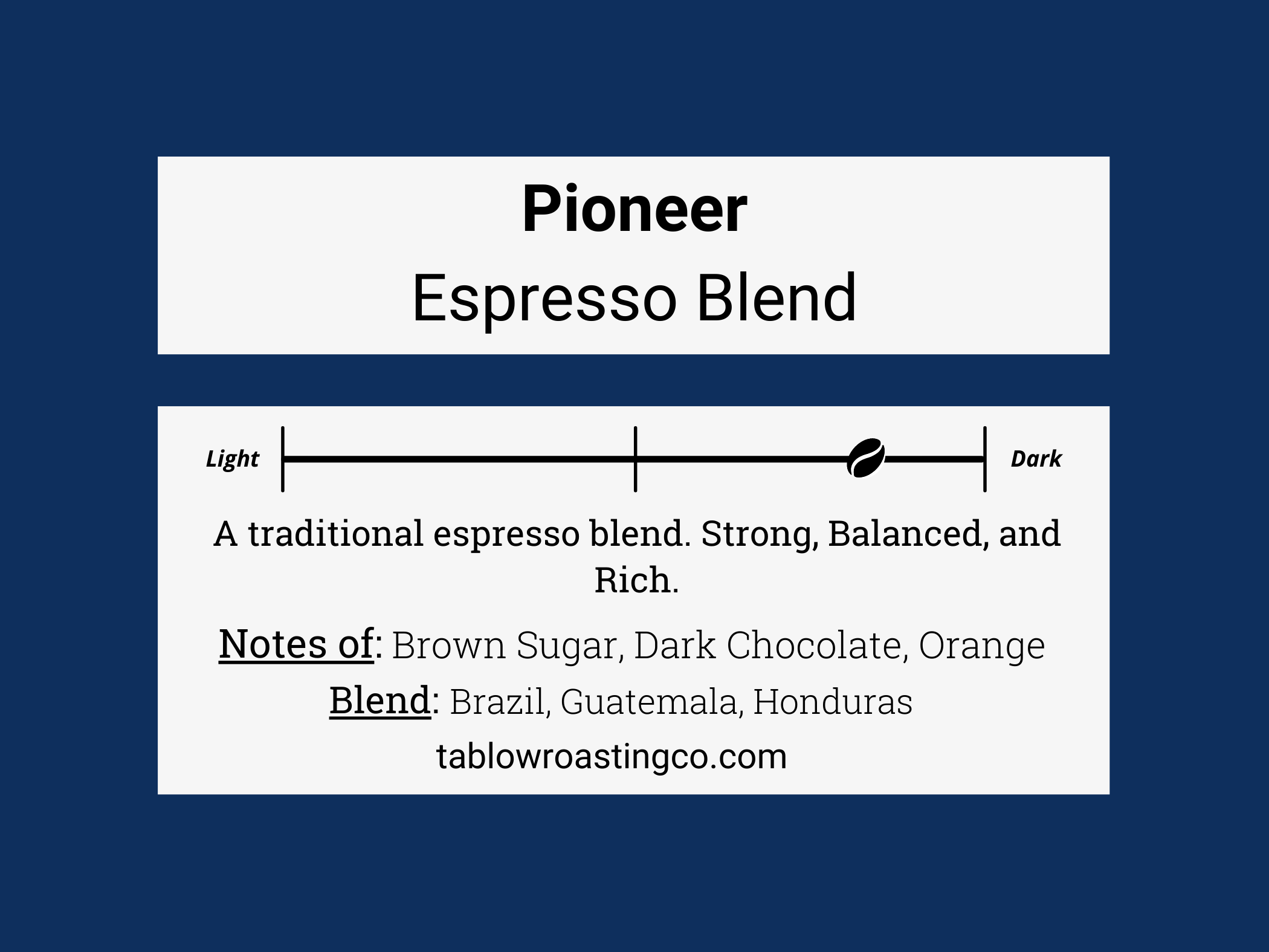 Pioneer - Espresso Blend